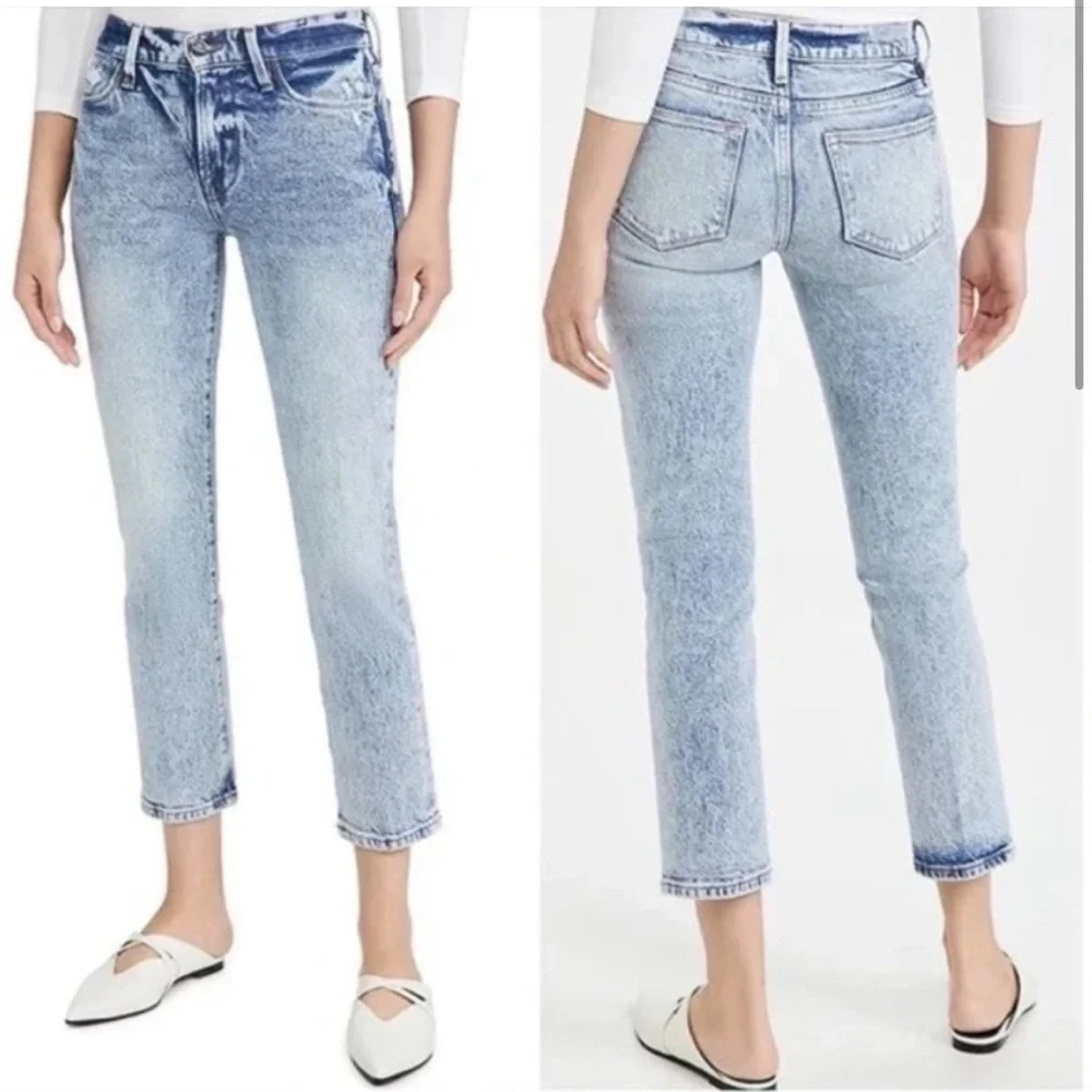 FRAME Denim Le High Straight Lombard Wash High Rise Size 26